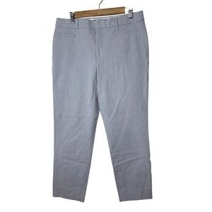 Banana Republic Pants Women 8 Short Gray Sloan Cropped Business Chic Preppy Work